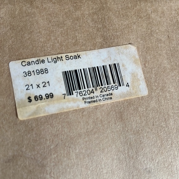 Candle Light Soak framed and matted print - Picture 13 of 15